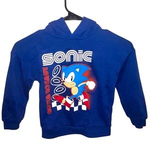 Blue Sonic Kids Hoodie
